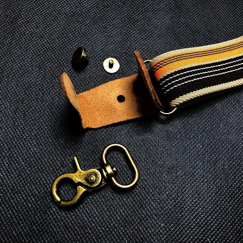 Bretelles vintage en cuir pour hommes et femmes, bretelles réglables, bretelles de pantalons, 3 crochets, 3x120cm