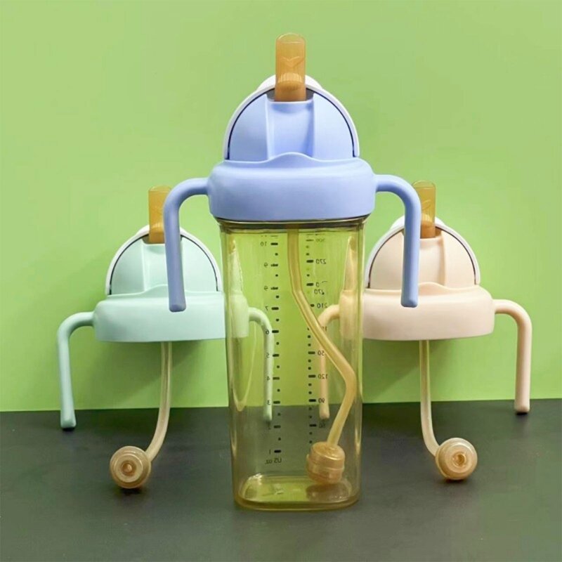 Hochleistungs-Flaschengriff-Set mit Strohhalm für quadratische Flaschen