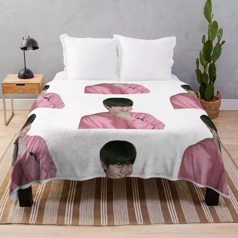 Sunoo aegyo-landチェック柄毛布,素敵な寝具,パーソナライズされたギフト