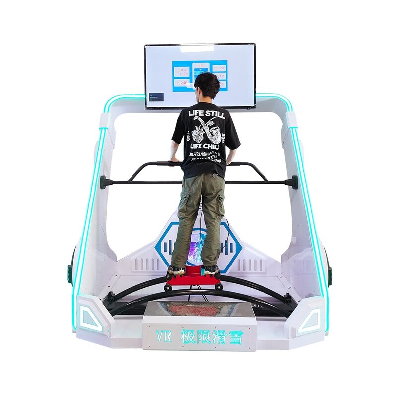 YHY Factory Simulador de esquí de vuelo de pie para interiores, máquina de esquí VR, simulador de realidad Virtual 9D, simulador de esquí VR