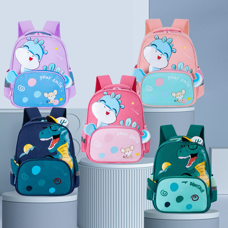 Школьная сумка для детского сада, рюкзаки с мультипликационным динозавром для маленьких мальчиков, Детская сумка для дошкольников 2-6 лет, милая школьная сумка, рюкзак