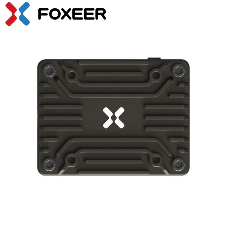 Foxeer-carcasa de disipación de calor CNC para Dron de largo alcance, 5,8G, 1,8 W, 72CH, antiinterferencias, ajustable, VTX con micrófono