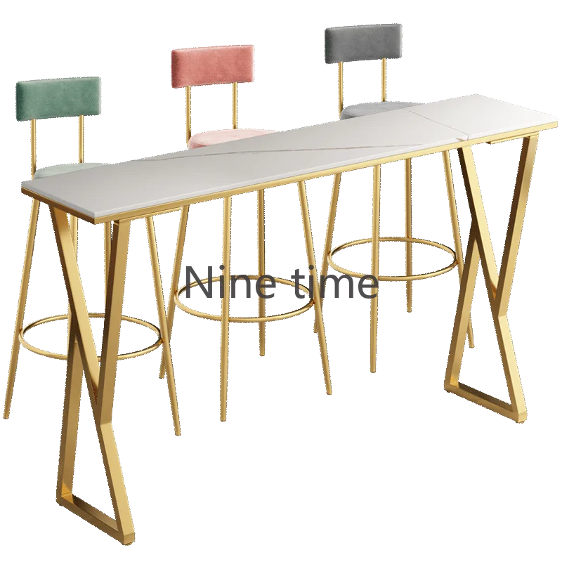 ชุดโต๊ะบาร์บาร์แมนโต๊ะแบบนอร์ดิกโต๊ะสำหรับดื่มค็อกเทลขนาดเล็กโต๊ะสำหรับ perabot rumah