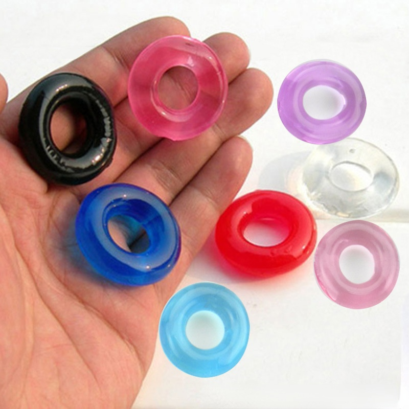 Silicone Penis Rings Cock Rings Penis Sleeve Penis Trainer Delay Ejaculation High Elasticity Time Lasting Sex Toys for Men