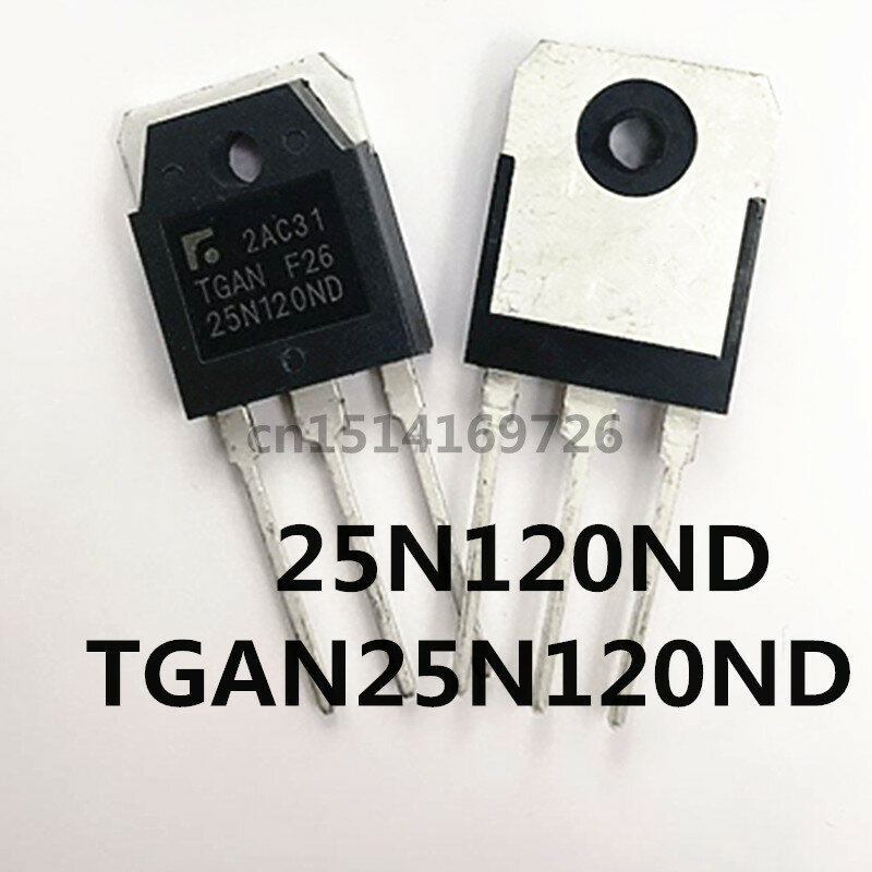 Original nuevo 2 piezas/TGAN25N120ND 25N120ND TGA25N120ND TO-3P 1200V 25A
