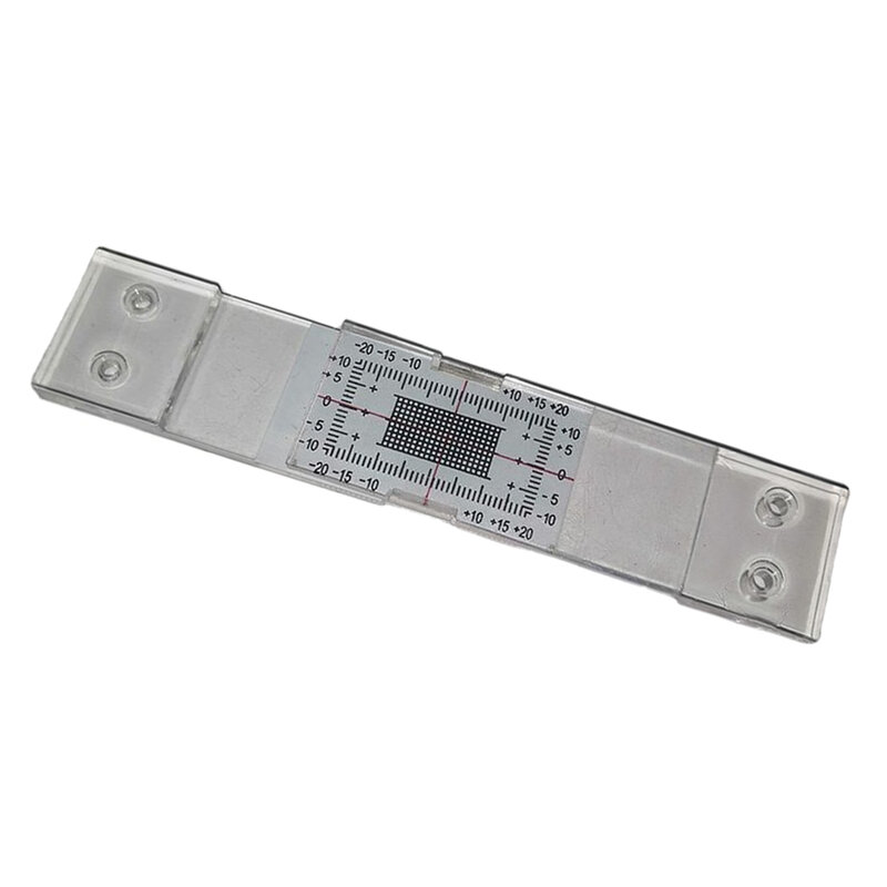 Instrumento de medición de grietas portátil, Monitor de monitoreo de grietas, medidor de contraste plano de grietas de pared con escala transparente
