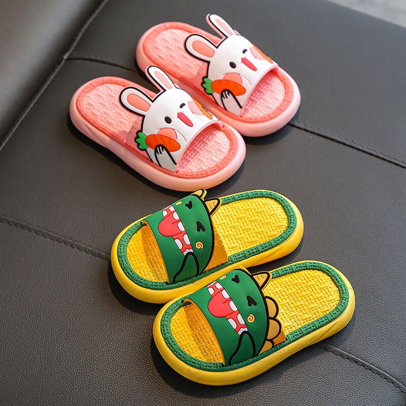 Verão para meninas sandálias e chinelos moda exterior não-deslizamento bonito do bebê menina pequena daisy chinelos infantis