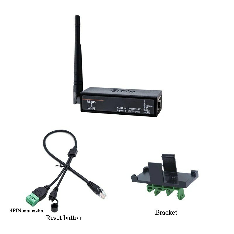 シリアルポートrs485からwifi、デバイスサーバー、データ転送コンバータ、Elfin-EW11、tcp/ip、telnet Modbus、tcpプロトコル、iotをサポート