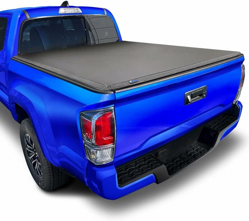 T3 Soft Tri-fold Truck Bed Tonneau Cover compatibile con 2005-2015 Toyota Tacoma 5 '(60 ") Bed TG-BC3T1030 | USA |