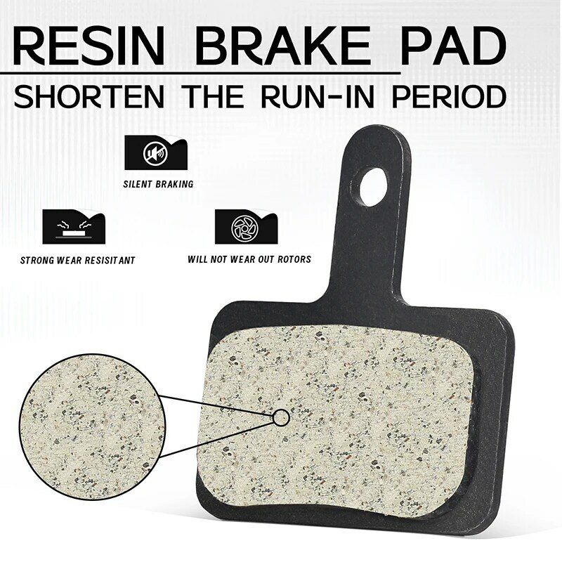 BUCKLOS Resin Disc Brake Pad Fit SHIMANO B01S Wear-resistant Hydraulic Brake Pads MTB Brake Pads for B03S B05S Cycling Parts