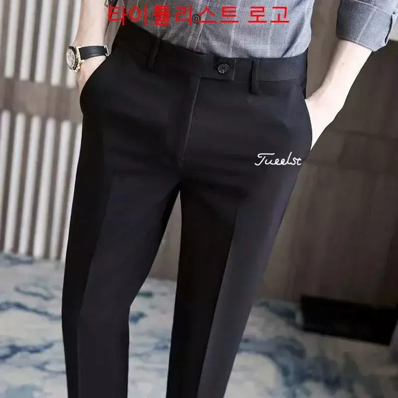 Męskie spodnie na co dzień Marka Męskie spodnie dresowe do golfa Wysokiej jakości markowe spodnie na co dzień Oddychające spodnie męskie Męskie spodnie biznesowe