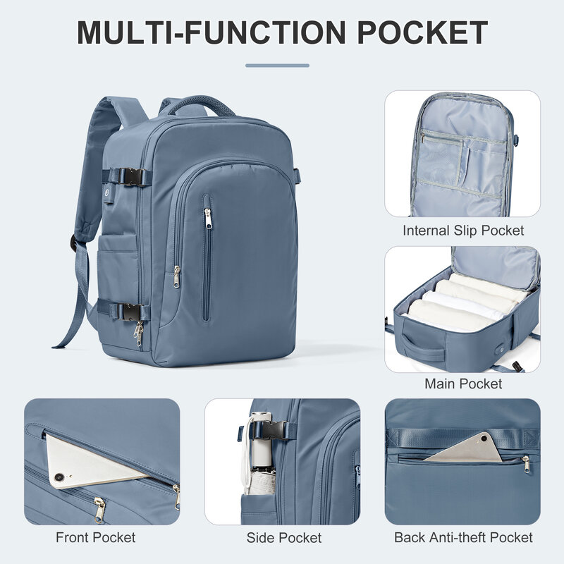 Laptop tasche Reise rucksack für Frauen große Kapazität Easyjet Handgepäck 45x36x20 Rucksack Ryanair 40x20x25, Herren Kabinen rucksack