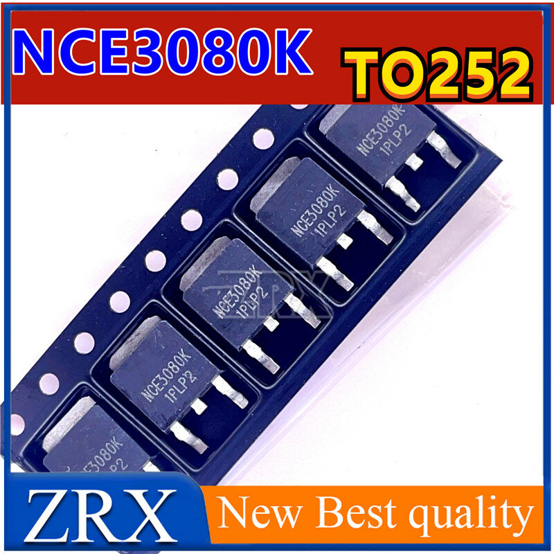10 buah/lot asli NCE3080K MOS field-Effects transistor N channel 30V 80A TO-252 3080 stok