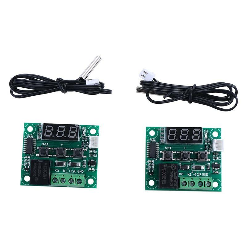 Pengontrol suhu Sensor NTC Regulator Digital termostat modul tampilan LED sakelar kontrol temperatur W1209