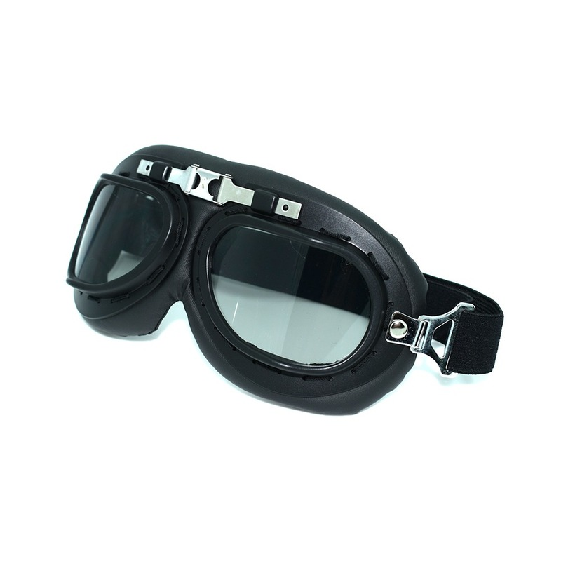 Occhiali occhiali antivento e antipolvere occhiali da moto occhiali da pilota per casco retrò occhiali da moto Vintage classici