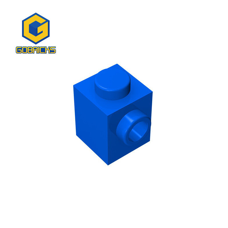 Gobricks-DIY Building Blocks com Bumps, monta partículas, Moc 87087, 1x1 Block, compatível com brinquedos educativos para crianças, 10pcs