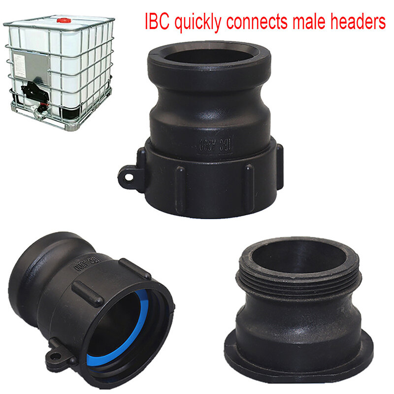 IBC خزان المياه محول صمام موصل ، مزيج Camlock البلاستيك ، عالية الجودة ، رشاقته ، 1 قطعة ، A200
