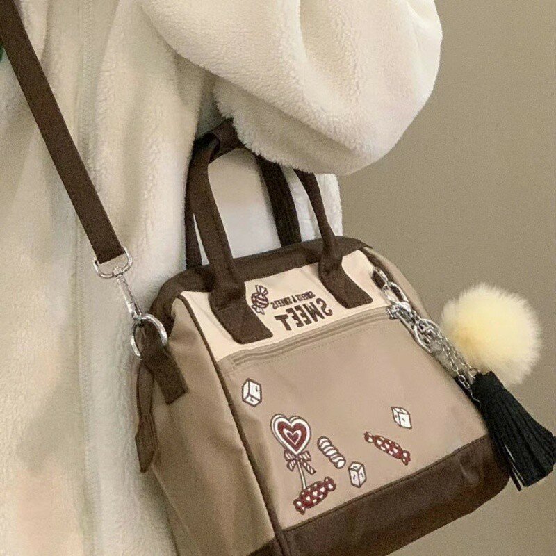 Single Bag Shoulder New Large Capacity Nylon Cloth Handbags For Women Casual High-Quality Messenger Versatile Luxury Crossbody