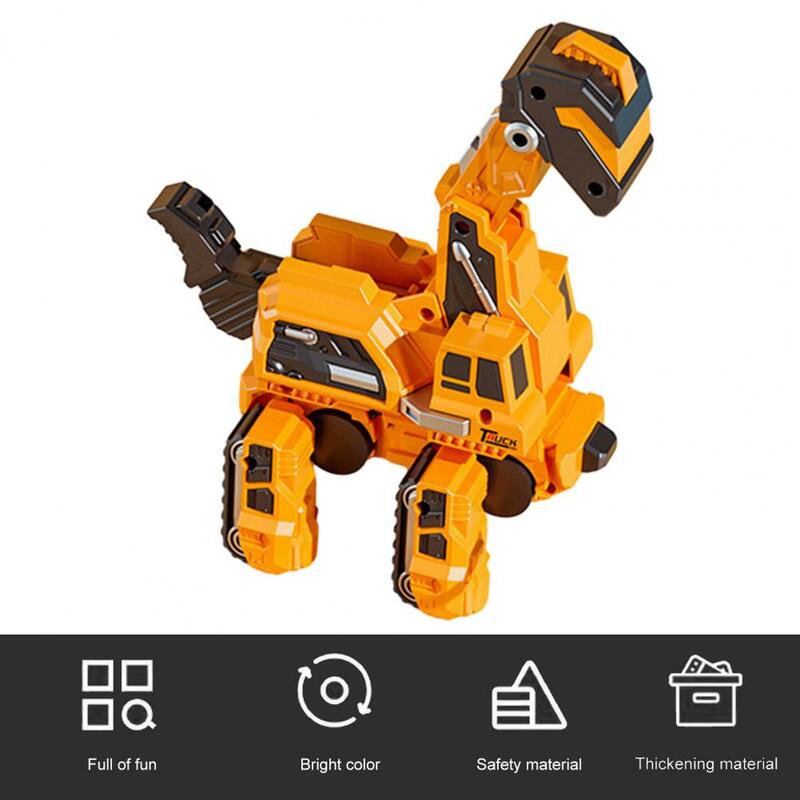 Coche de juguete de dinosaurio transformable para niños, juguete de juego novedoso, camión de carreras de inercia, vehículo delantero para niños