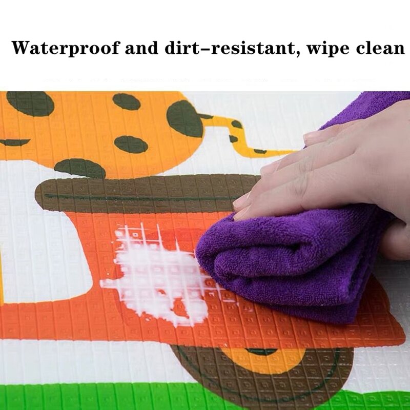 New 1cm/0.5cm Environmentally Friendly Thick Baby Crawling Play Mats Folding Mat Carpet Play Mat for Children's Safety Rug Gifts