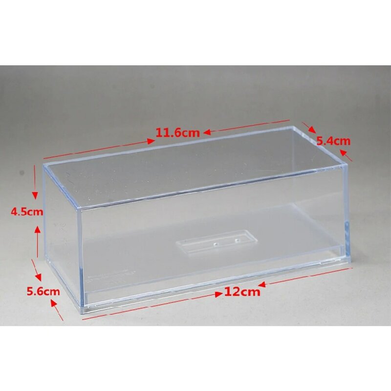 Vitrina acrílica apta para 1:64, caja transparente a prueba de polvo, tamaño Mini, armario 1/64, caja de exhibición de figuras de acción