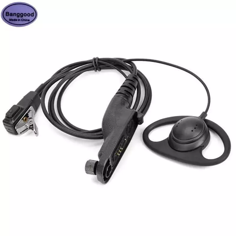 D-Shape Earhook Earpiece PTT Mic Headset For Motorola XIR P8268 P8668 8260 APX7000 MTP6550 MTP850S DP4400 DP4800 DP3400 Radio