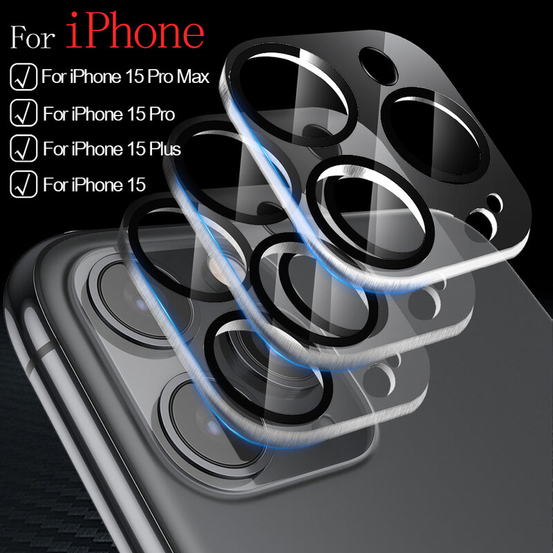 Закаленное стекло для iPhone 15 Plus Pro Max защита задней камеры против царапин ультратонкая стеклянная пленка для задней линзы для iPhone 15