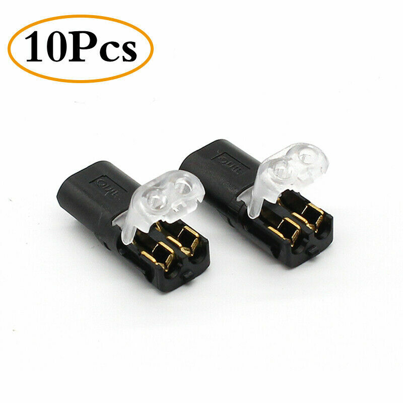 12v Wire Cable Plug Connector Solderless Press Terminal Connection Clamp Block E Electrical Connector Plug Quick Connect