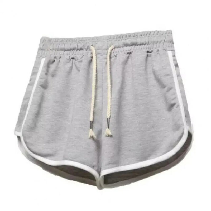 Pantalones cortos de cintura elástica para mujer, Shorts holgados de algodón suave, informales, de verano, novedad