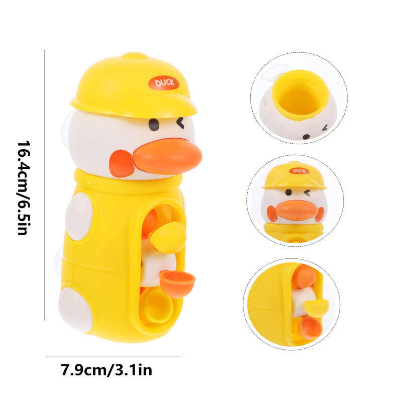 Children's Turn Music Bath Toys, Baby Bath Rotating Windmill Duck Water Car, Bathroom Water Play Toys, Shower Toy gift