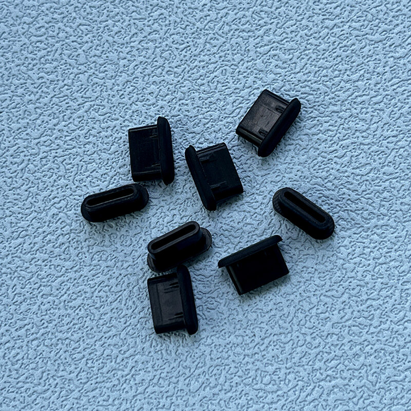 10/30/50 шт., Силиконовые пылезащитные заглушки типа C для зарядки через USB