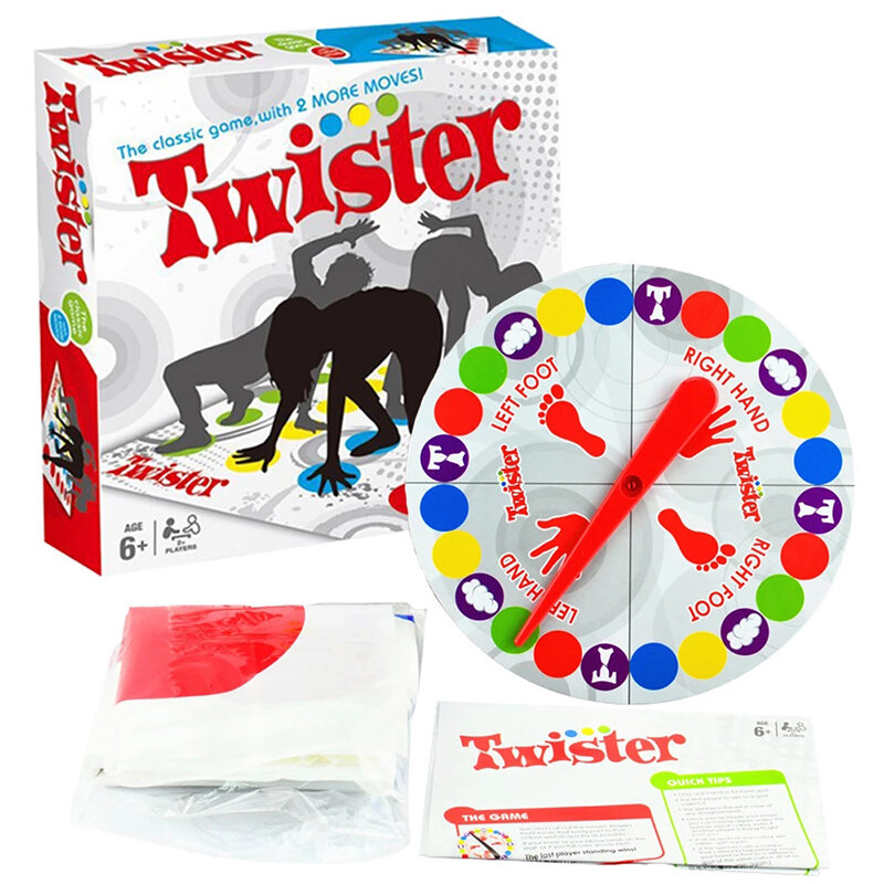 Fun Family Party Game Twister Games Indoor Outdoor Toys Game Twisting The Body For Children Adult Sports Interactive Group Aids