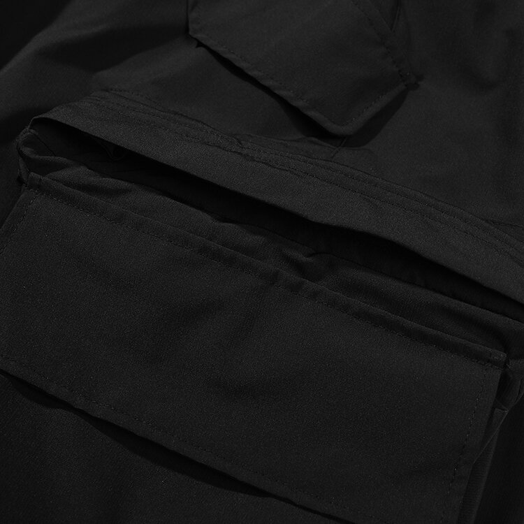 Unisex Summer Multiple Pocket Knee Length Workwear Shorts Japanese Trendy High Street Shorts Cargo Pants Men's clothing Harajuku