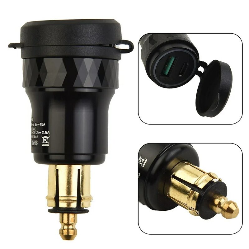 Brand New Adapter For BMW Motorcycle Charger For Hella Motorcycle Accessories USB Useful Car DIN Socket Durable