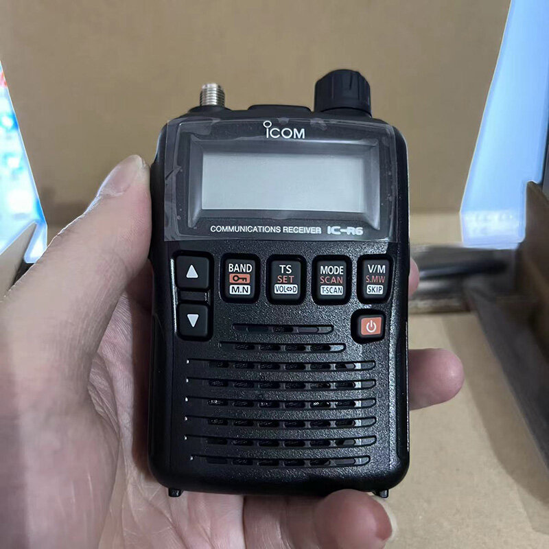 IC-R6 Handheld Receiver Radio Broadband AM/FM Receiver Radio 0.1-1309MHz