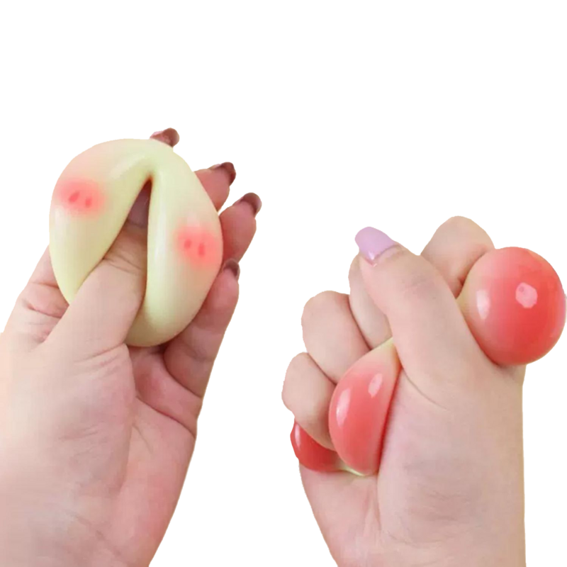 Funny Squeeze Stress Balls, Sensory Stress Relief Ball for Adults, Hand Exercise Squeeze Toys for Relief Anxiety Fidget toy