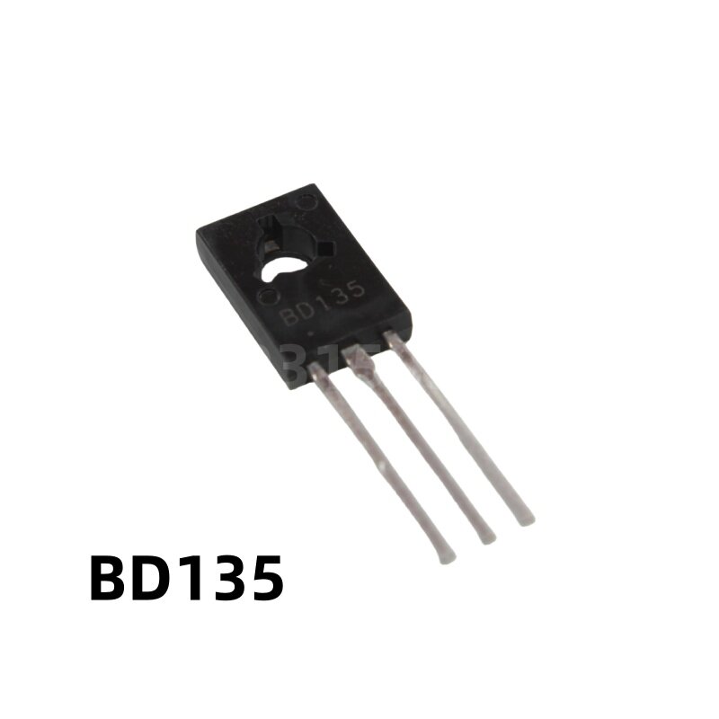 Transistor do transistor do poder, BD135, NPN, tomada direta, TO-126, 1 PC