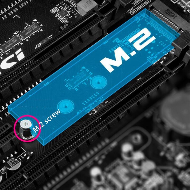 2022 Baru M2 SSD Sekrup M.2 SSD Sekrup Pemasangan untuk Laptop Desktop untuk ASUS MSI Gigabyte NGFF Motherboard 2280