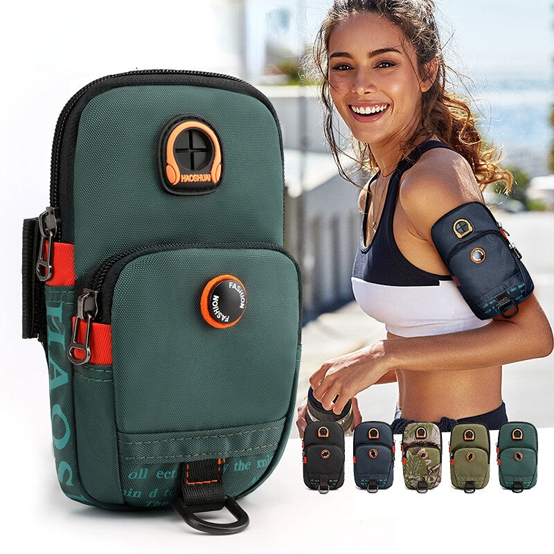 Outdoor Arm Bag Sports Phone Case Holder Running Handbag Wristlets Bag Mobile Phone Pouch Mini Coin Purse Fitness Jogging Pocket