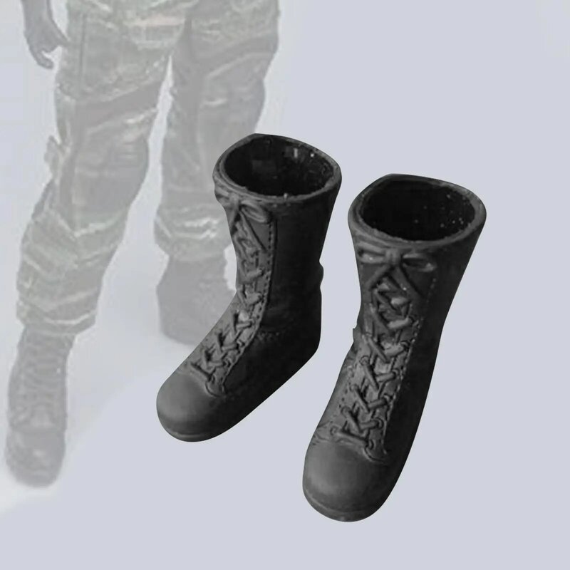 Buty do pracy w stylu Retro na kostkę w skali 1/6 dla 12-calowych lalek figurka żołnierza