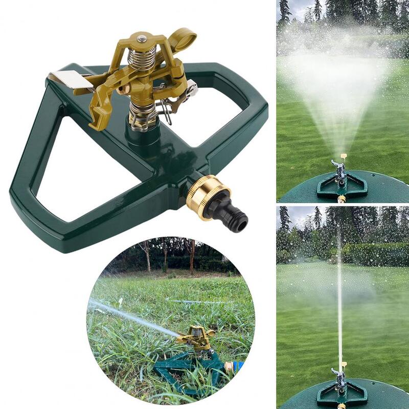 Penyiram rumput pola semprot dapat diatur, penyiram taman dengan rotasi 360 derajat yang dapat disesuaikan untuk halaman rumput dan taman