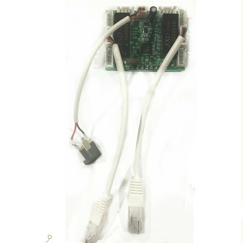 Мини-модуль Ethernet с печатной платой для коммутатора Ethernet 10/100 Мбит/с 3/4/5 Poort Pcba board 5V 12V Moederbord