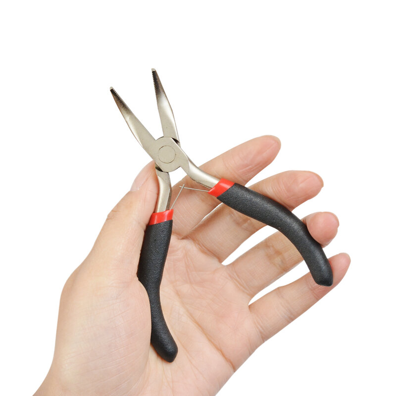1 шт., инструмент для наращивания волос с черной ручкой