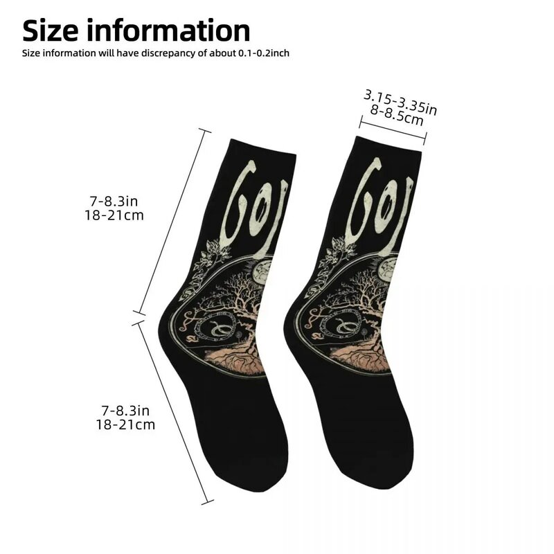 Crazy Design-calcetines de fútbol de Gojiras Metal Rock Band, de poliéster, transpirables, Unisex
