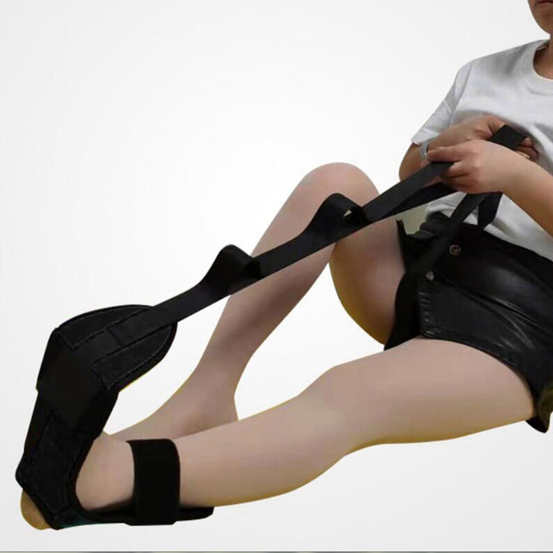 155cm Yoga allungamento cintura piede barella polpaccio tendinite cinturino alla caviglia cinturino Yoga cinturino elasticizzato polpaccio gamba piede barella flessibile