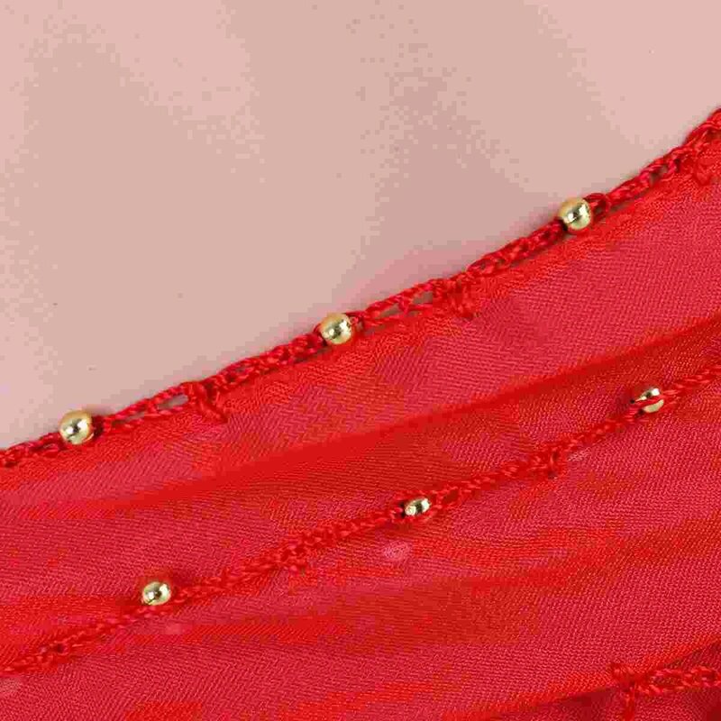 女性のためのvaliclopウールドレス、ヒップスカーフ、ゴールドコイン、女性の服、赤