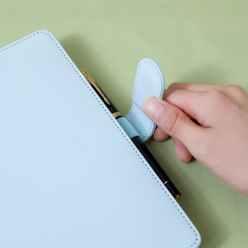 Carnet d'écriture Journal classeur à anneaux avec boucle stylo, bloc-notes rechargeable, organisateur