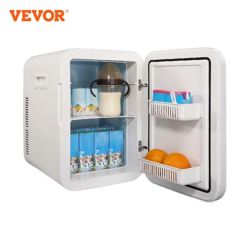 VEVOR-Mini refrigerador portátil de 20L, congelador, caja de hielo, almacenamiento de cuidado de la piel, cosméticos, alimentos, bebidas, uso en Camping, hogar y coche