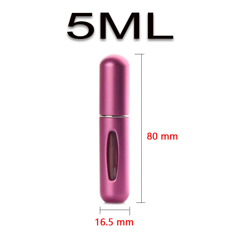 Атомайзер для парфюмерии, 5 мл, алюминий, цвет в ассортименте
