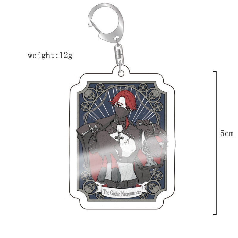 6CM New Game Anime Identity V Halloween theme figure two-sided Acrylic key chain pendant model toys gifts